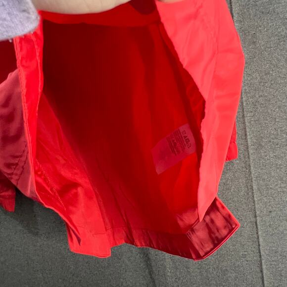 Susan Graver SG Sport Colorblacked Pullover Hooded Jac Melon/Coral X-Small - Picture 10 of 12